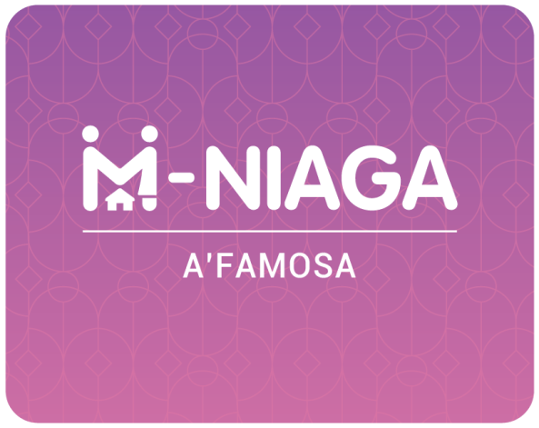 Official logo for M-NIAGA - A'FAMOSA