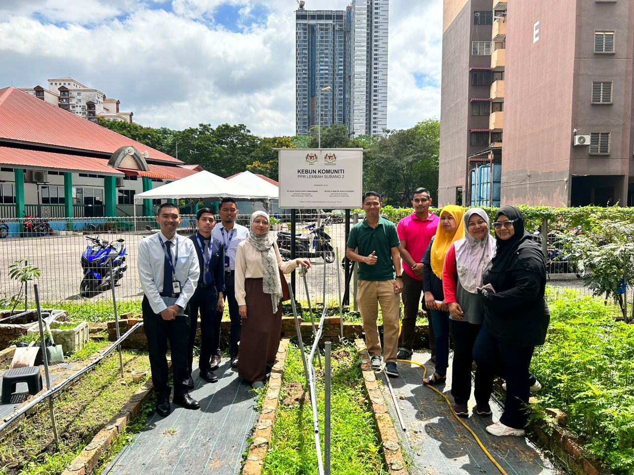 Cover image of Community Past Program: Urban Community Garden Site Visit – Community Garden in Program Perumahan Rakyat (PPR) Lembah Subang 2