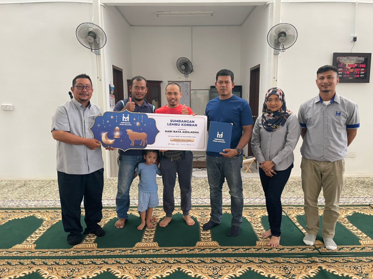 Cover image of Community Past Program: Qurban Programme – Contribution and sponsorships of cows which in line with the #PR1MAKita Aspiration at Residensi Utama, Kedah.