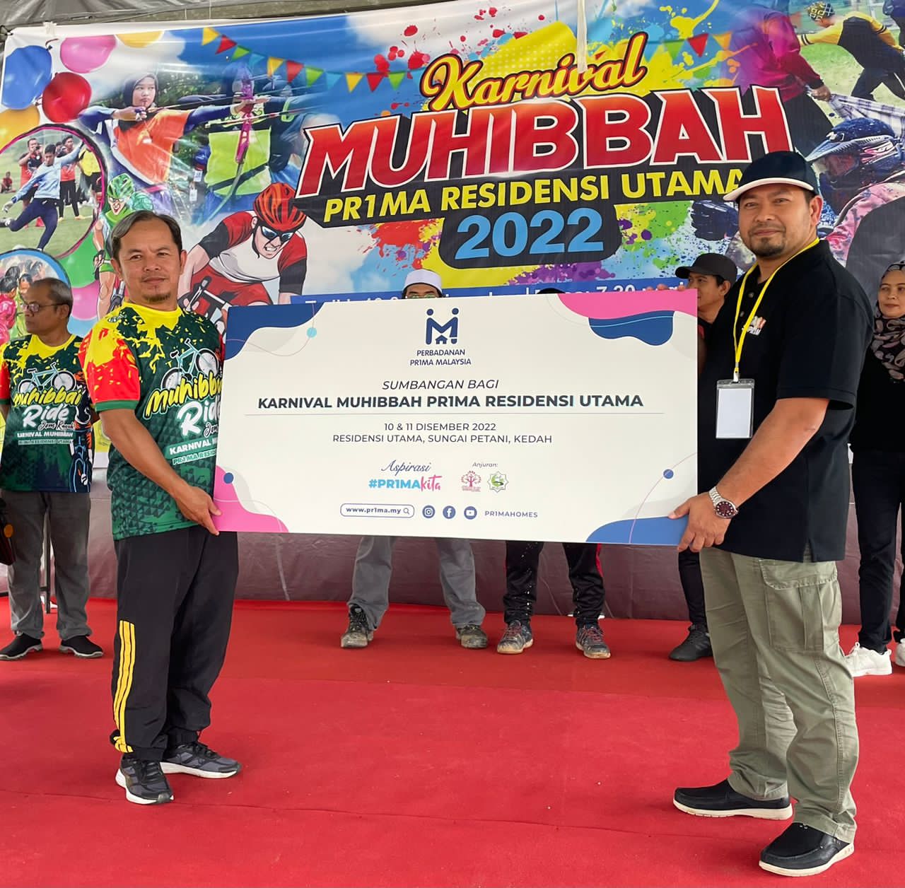 Cover image of Community Past Program: Surau Al-Falah and KRT PR1MA committees of Residensi Utama, Kedah held their annual Muhibbah Carnival with the locals.