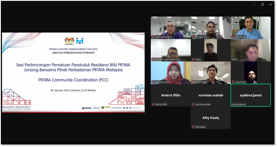 Cover image of Community Past Program: PR1MA Community Coordination (PCC) bersama Wakil Persatuan Penduduk Residensi Junjong, Kedah