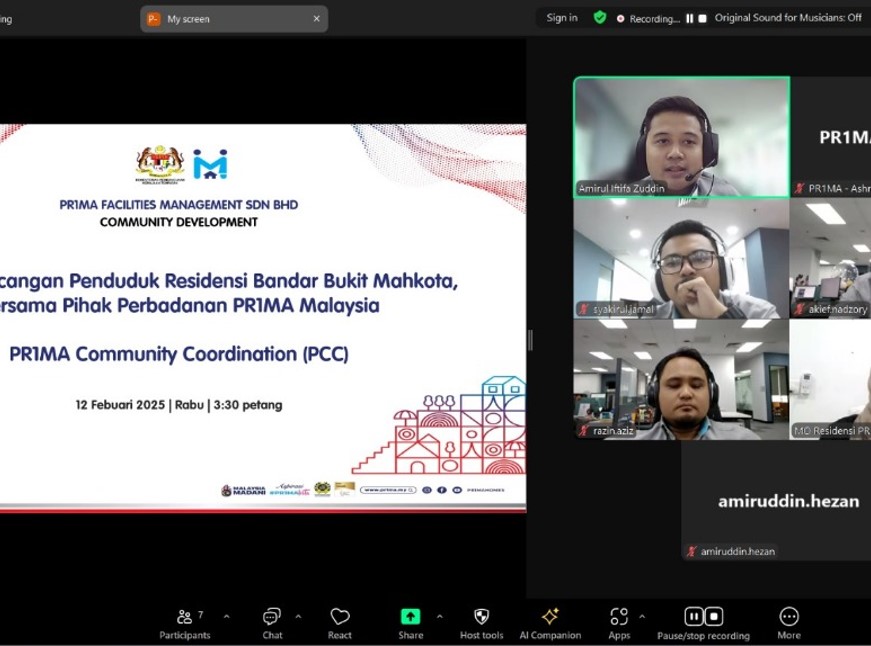 Cover image of Community Past Program: PR1MA Community Coordination (PCC) (online) - Residensi PR1MA Bukit Mahkota, Selangor