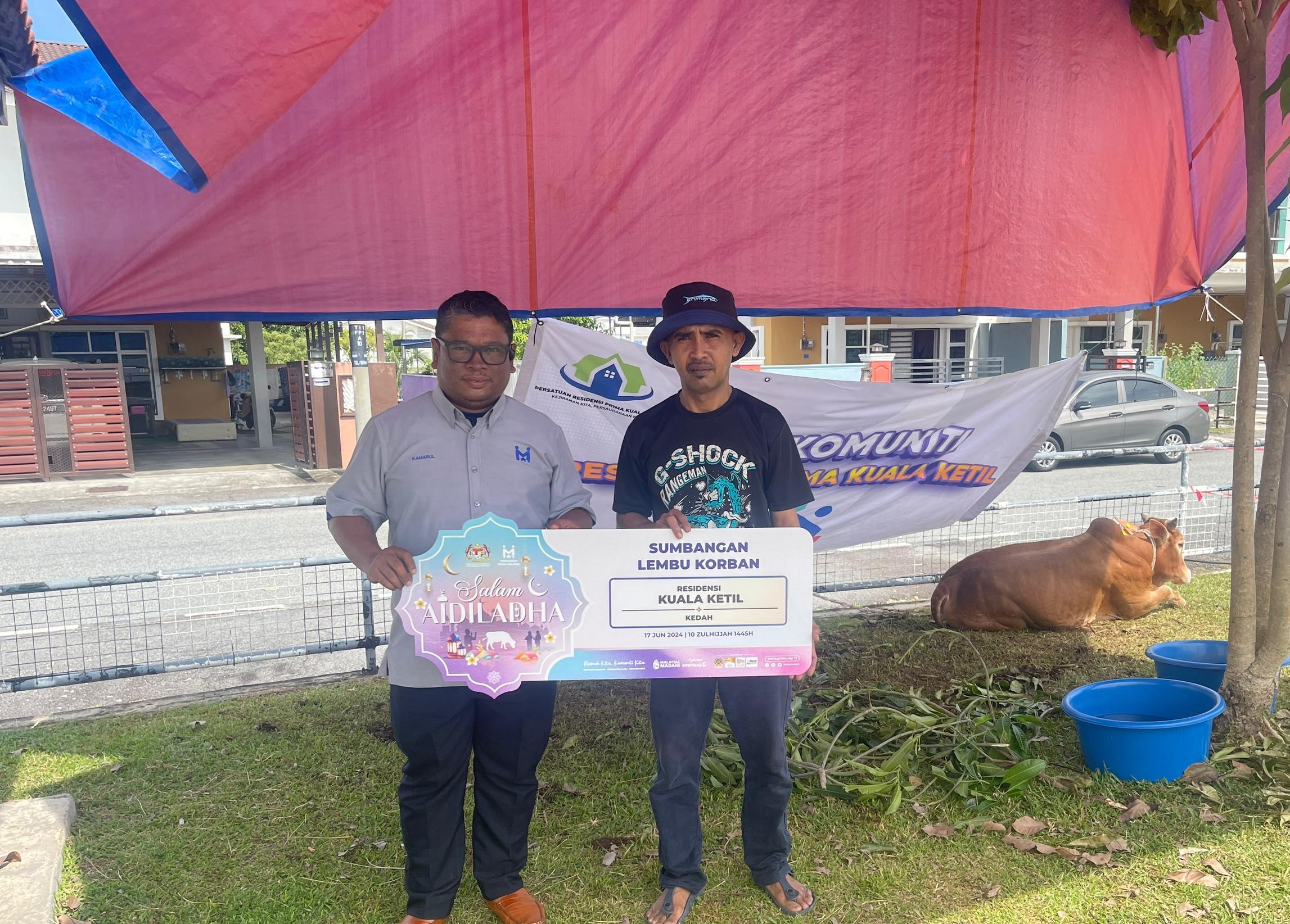 Cover image of Community Past Program: PR1MA Qurban 2024 – Contribution and sponsorships of cows which in line with the #PR1MAKita Aspiration at Residensi Kuala Ketil, Kedah.
