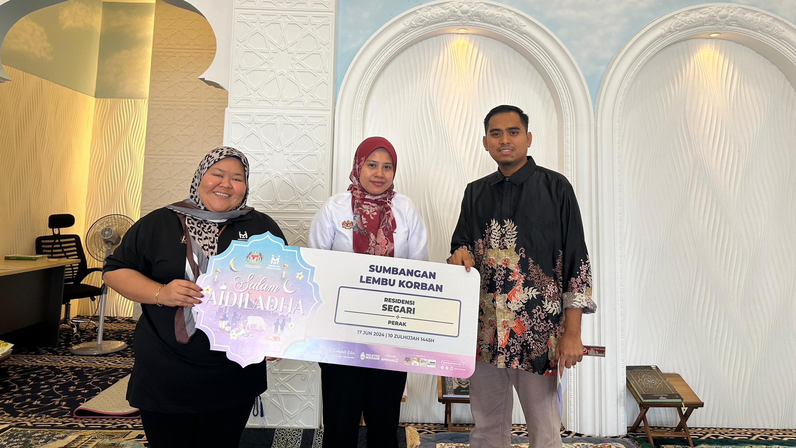 Cover image of Community Past Program: PR1MA Qurban 2024 – Contribution and sponsorships of cows which in line with the #PR1MAKita Aspiration at Residensi Segari, Perak.