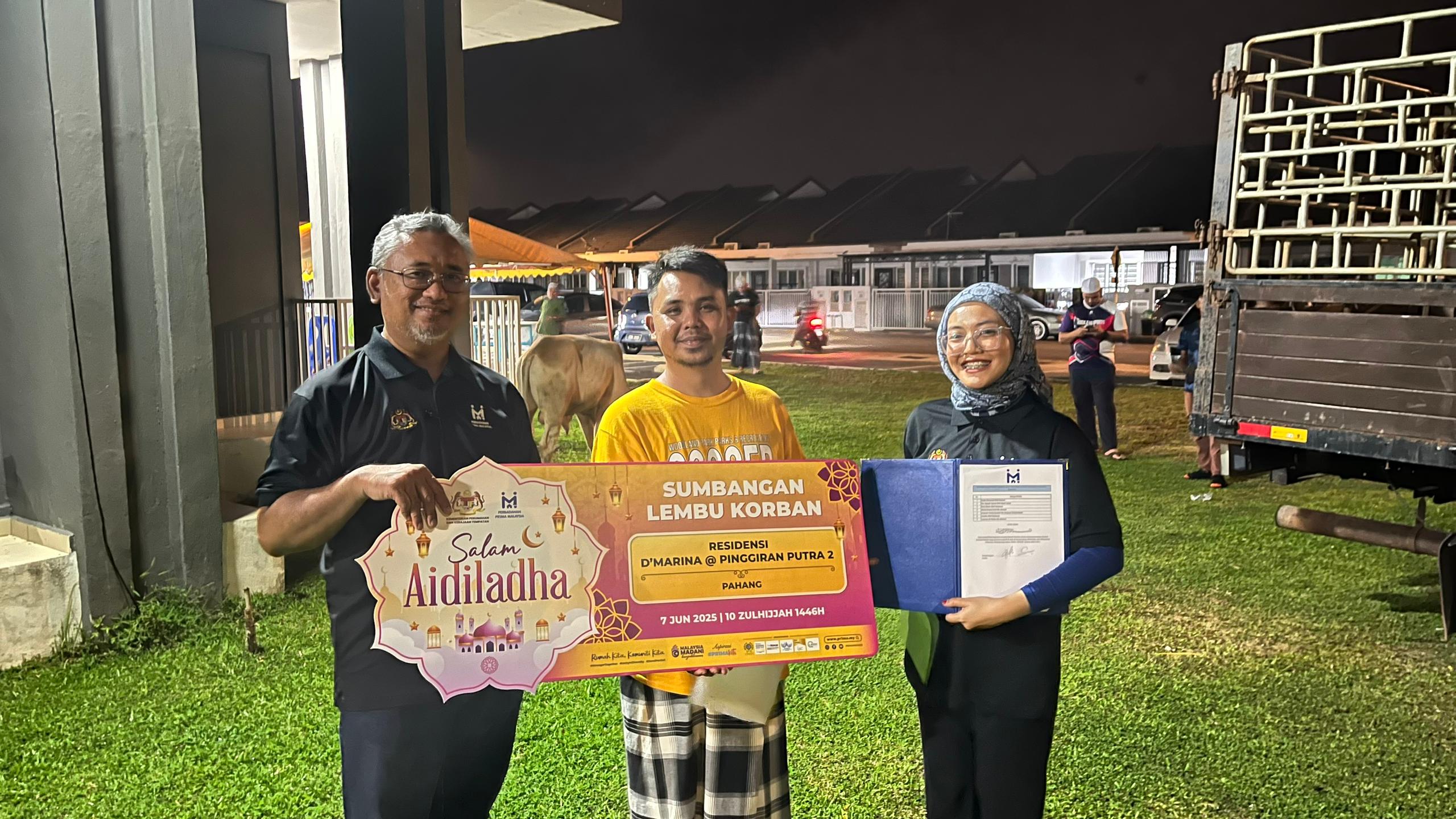 Cover image of Community Past Program: Program PR1MA Qurban 2025 - Residensi D’Marina @ Pinggiran Putra 2, Pahang