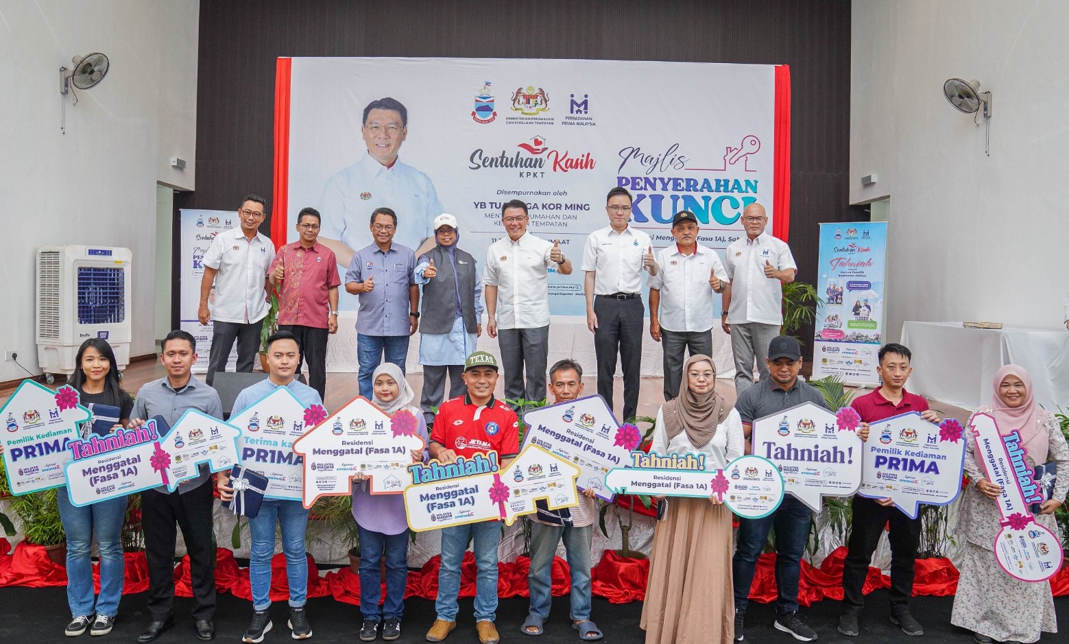 MAJLIS PENYERAHAN KUNCI RESIDENSI MENGGATAL (FASA1A), SABAH