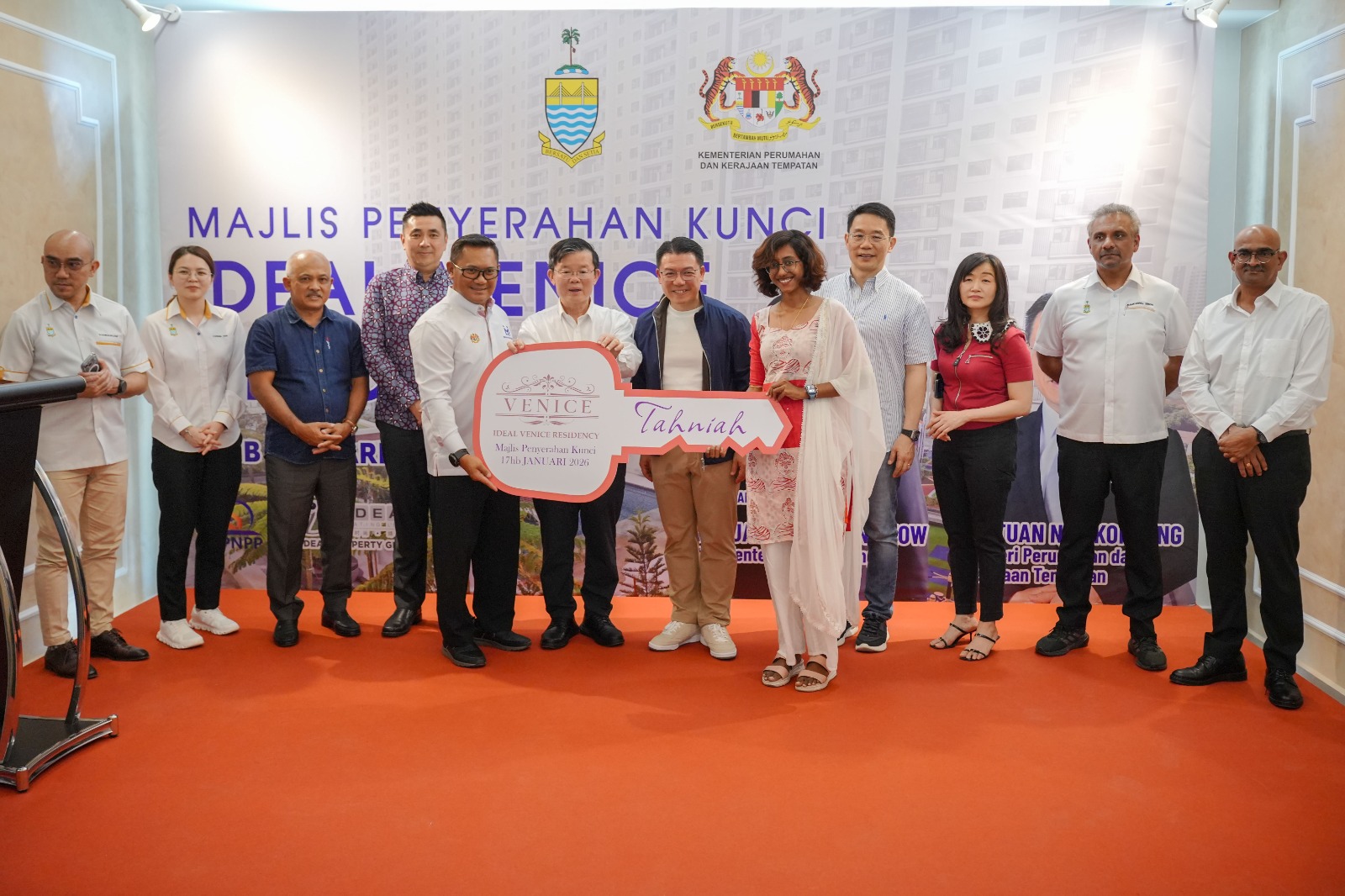 MAJLIS PENYERAHAN KUNCI RESIDENSI BUKIT GELUGOR FASA 2 (IDEAL VENICE RESIDENCI)